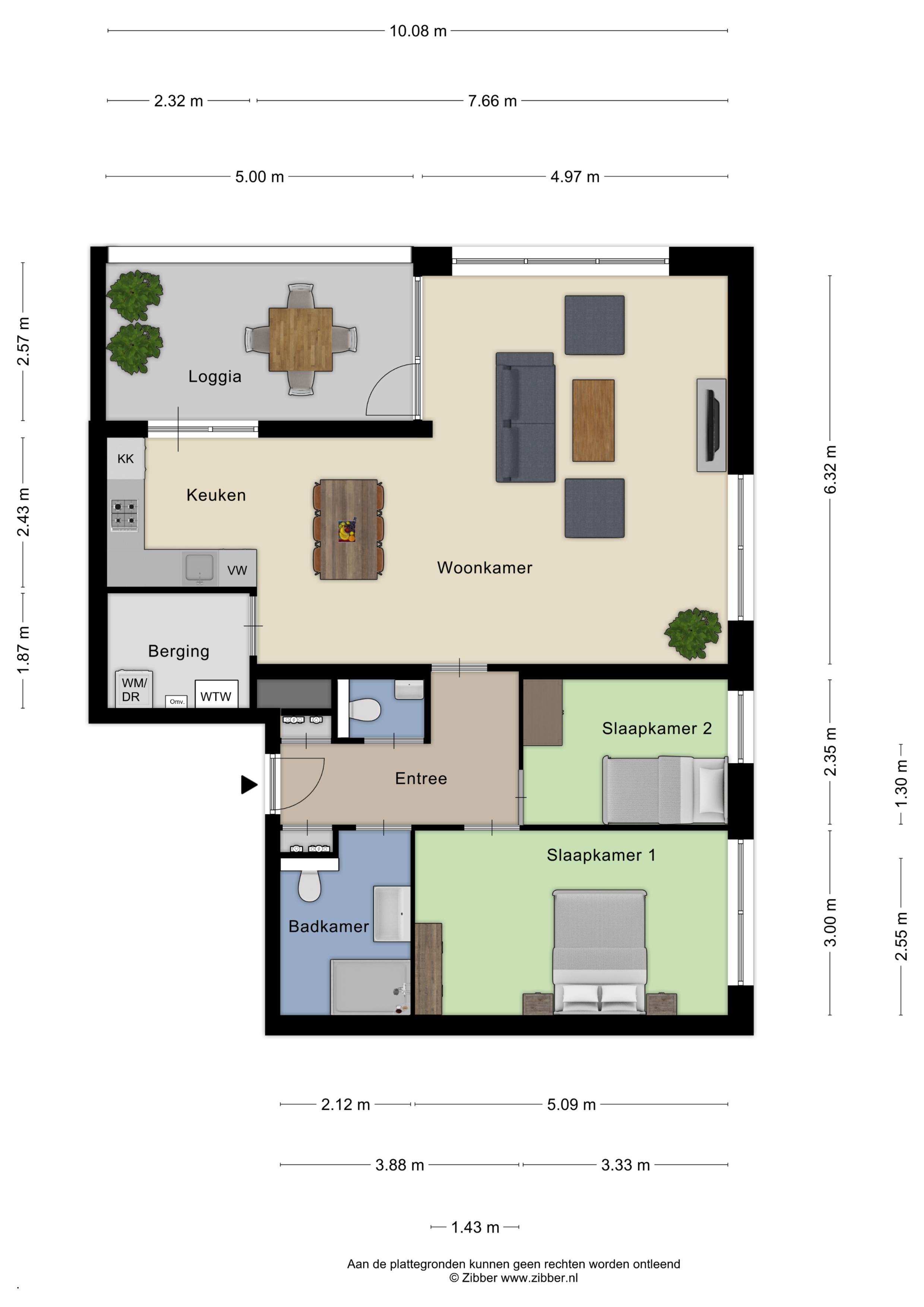 Appartement in Sittard met 2 kamers